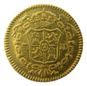 Carlos III (1759-1788). 1784 JD. 1/2 escudo. ... 