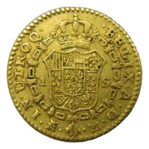 Carlos III (1759-1788). 1781/0 PJ. 1 escudo. ... 