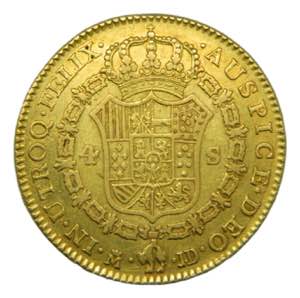 Carlos III (1759-1788). 1782 JD. 4 escudos. ... 