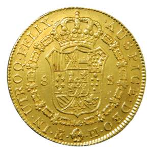 Carlos III (1759-1788). 1778 PJ.  8 escudos. ... 
