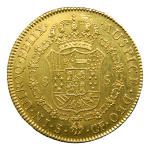 Carlos III (1759-1788). 1772 CF.  8 escudos. ... 