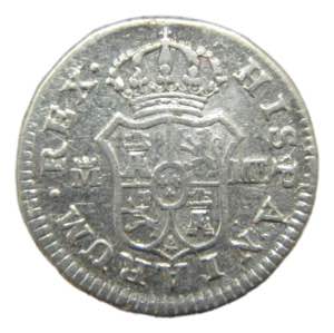 Carlos IV (1788-1808). 1893 MF. 1/2 real. ... 