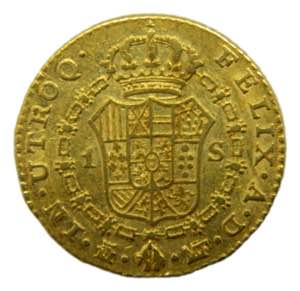 Carlos IV (1788-1808). 1792 MF. 1 escudo. ... 