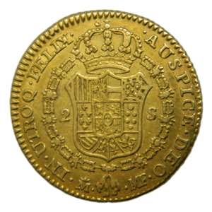 Carlos IV (1788-1808). 1794 MF. 2 escudos. ... 