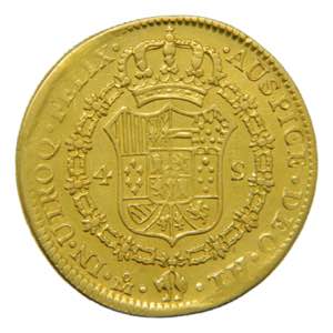 Carlos IV (1788-1808). 1807 TH. 4 escudos. ... 