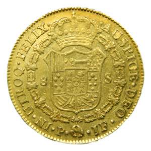 Carlos IV (1788-1808). 1798 JF. 8 escudos. ... 