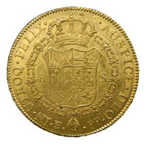 Carlos IV (1788-1808). 1801 PP. 8 escudos. ... 