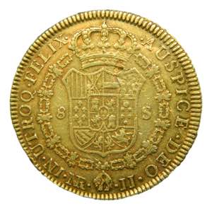 Carlos IV (1788-1808). 1792 JJ. 8 escudos. ... 