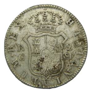 Fernando VII (1808-1833). 1812 SF. 2 reales. ... 