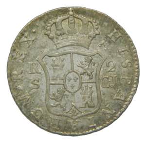 Fernando VII (1808-1833). 1820 CJ. 2 reales. ... 