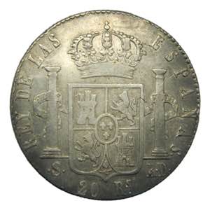 Fernando VII (1808-1833). 1823 RD. 8 reales. ... 
