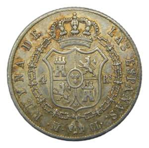 Isabel II (1833-1868). 1848 CL. 4 reales. ... 