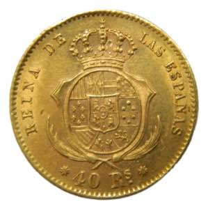 Isabel II (1833-1868). 1863. 40 reales. ... 