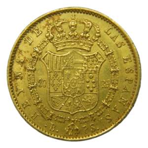 Isabel II (1833-1868). 1841 PS. 80 reales. ... 