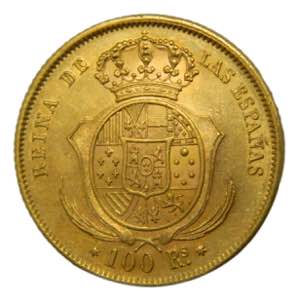 Isabel II (1833-1868). 1861. 100 reales. ... 