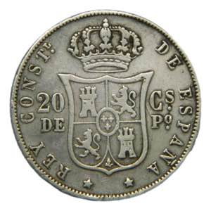 Alfonso XII (1874-1885). 1881. 20 centavos. ... 