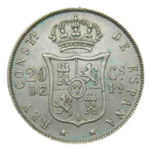 Alfonso XII (1874-1885). 1883. 20 centavos. ... 