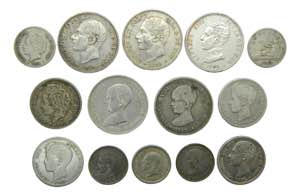 Lote 14 Monedas Alfonso ... 