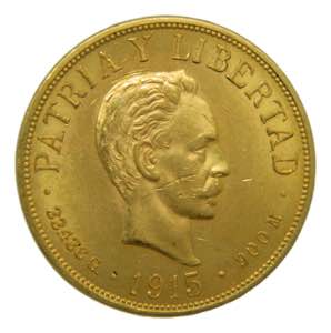 CUBA. 20 pesos. 1915. ... 