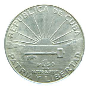 CUBA. 1953. Peso. Centenario de Martí. ... 