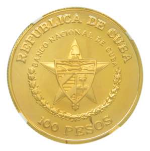 CUBA. 1989. 100 pesos (km#333). (NGC PF67 ... 