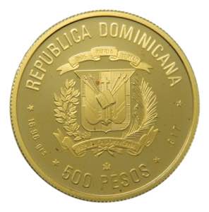 DOMINICANA REPUBLICA 1991. 500 pesos (km#85) ... 