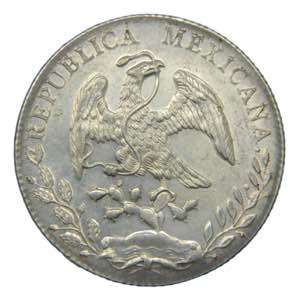 MEXICO. 1890 RR. Guanajuato. 8 reales. ... 