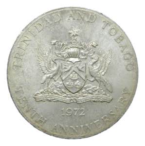 TRINIDAD Y TOBAGO. 1972. 5 Dólares. 10 ... 