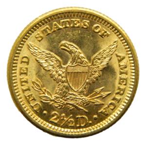 UNITED STATES OF AMERICA. 1907. 2,50 dolar. ... 