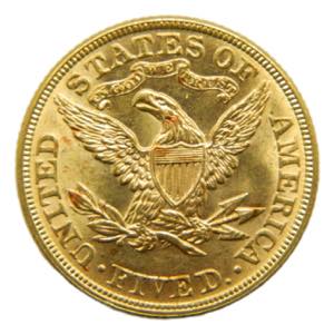 UNITED STATES OF AMERICA. 1894. 5 dolares. ... 