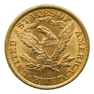 UNITED STATES OF AMERICA. 1899. 5 dolares. ... 