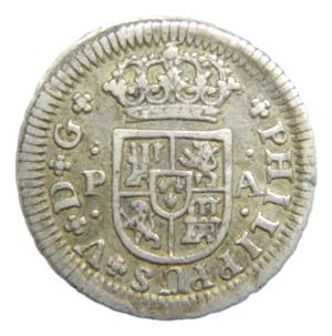 Felipe V (1700-1746). 1/2 real 1734 PA. ... 
