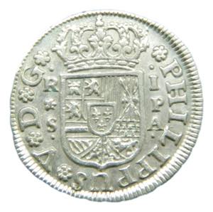 Felipe V (1700-1746). 1 real 1733 PA. ... 