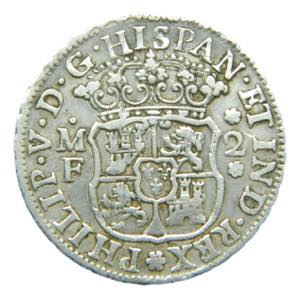 Felipe V (1700-1746). 2 reales 1740/30 MF. ... 