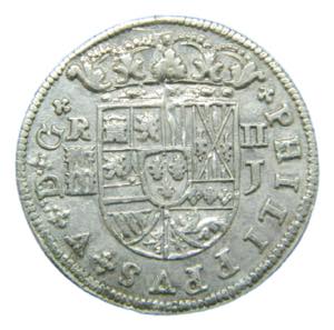 Felipe V (1700-1746). 2 reales 1718 J. ... 