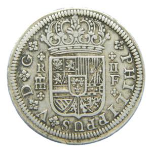 Felipe V (1700-1746). 2 reales 1722/1 F. ... 