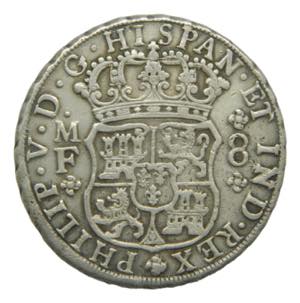 Felipe V (1700-1746). 8 Reales 1745 MF. ... 
