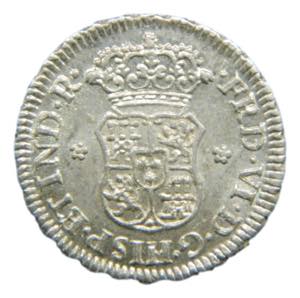 Fernando VI (1746-1759). 1/2 real 1759 JM. ... 
