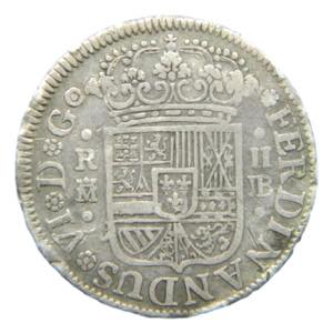Fernando VI (1746-1759). 2 Reales 1754 JB. ... 