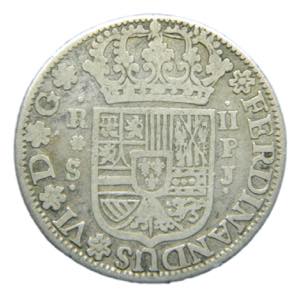 Fernando VI (1746-1759). 2 Reales 1754 PJ. ... 