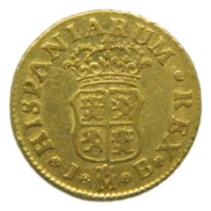 Fernando VI (1746-1759). 1/2 escudo 1747 JB. ... 