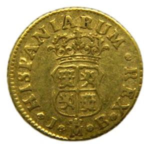 Fernando VI (1746-1759). 1/2 escudo 1747 JB. ... 