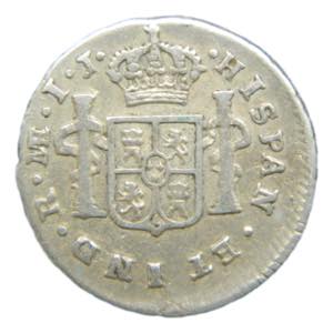 Carlos III (1759-1788). 1/2 real 1789 IJ. ... 