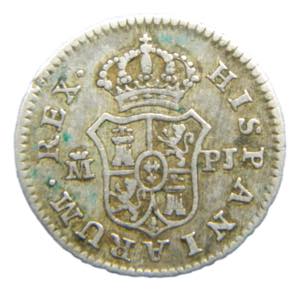 Carlos III (1759-1788). 1/2 real 1780 PJ. ... 