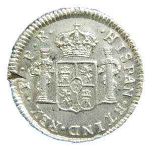 Carlos III (1759-1788). 1/2 real 1780 PR. ... 
