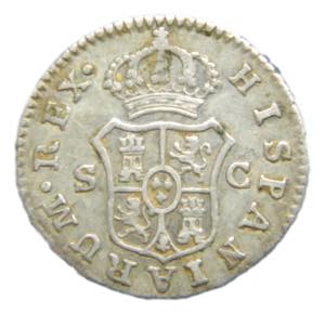 Carlos III (1759-1788). 1/2 real 1788 C. ... 