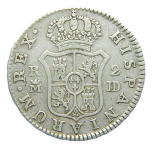 Carlos III (1759-1788). 2 reales 1784 JD. ... 