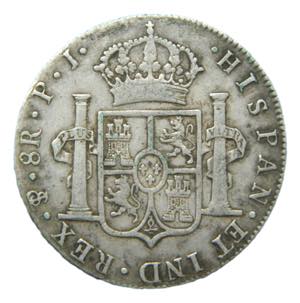 Carlos IV (1788-1808). 8 Reales 1807 PJ. ... 