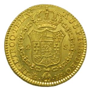 Carlos IV (1788-1808). 2 escudos 1790 MF. ... 