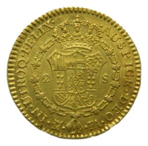 Carlos IV (1788-1808). 2 escudos 1805 FA. ... 